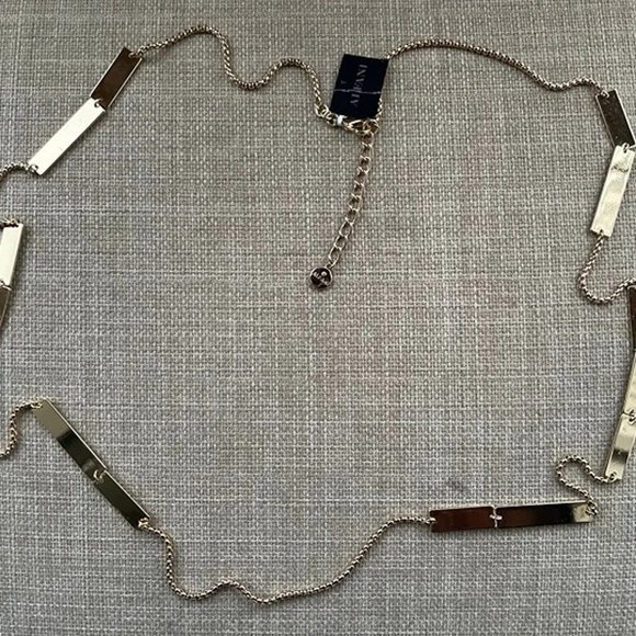 ALFANI Women Necklace Gold Tone Fashion Tablet LNG STN NK TOWER Jewelry - Picture 9 of 11